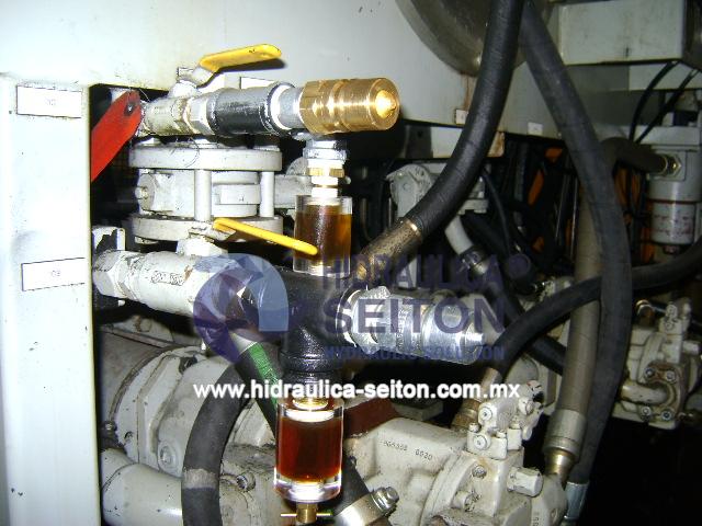 Monitoreo de la transparencia y color del aceite